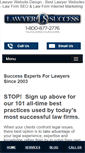 Mobile Screenshot of lawyersuccess.com